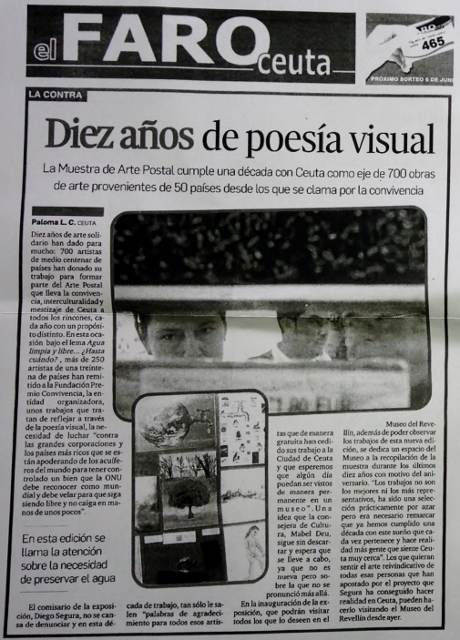 pintura, exposição, arte postal, ceuta